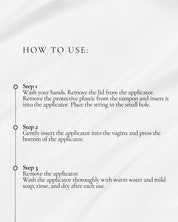 Återanvändbar tampongapplikator